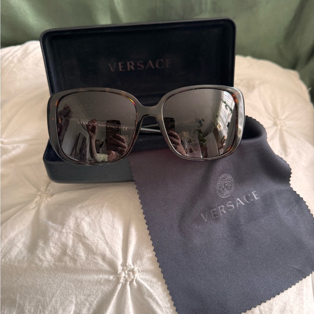 Versace Tortoise Shell Sunglasses